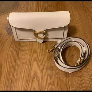 NWT coach Tabby Shoulder Bag 26 Brass/Chalk